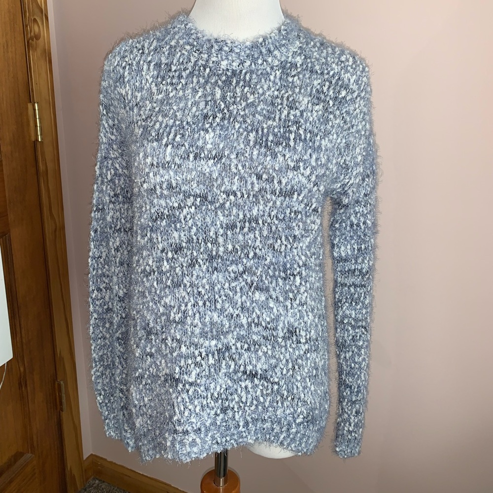 Blue knit sweater from SO